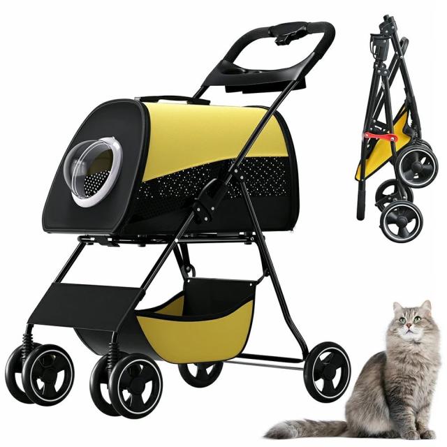 ペットカート 猫犬 ベビーカー アルミ 分離型 収納 コンパクト 3Way